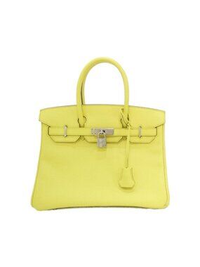 Hermes Birkin Bag Handbag Silver
